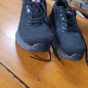 Black Men's Work Steel Toe Shoes